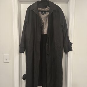 London Fog Black Trench Coat